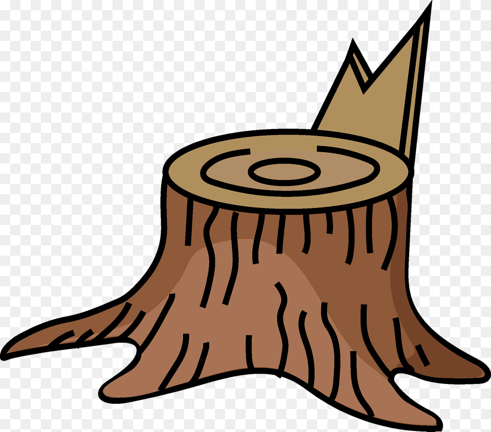 Tree Stump Clipart, Plant, Tree Stump, Person Png Image