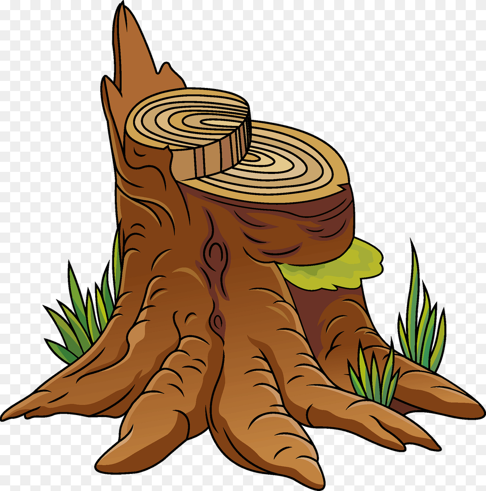 Tree Stump Clipart, Plant, Tree Stump, Person Free Png Download