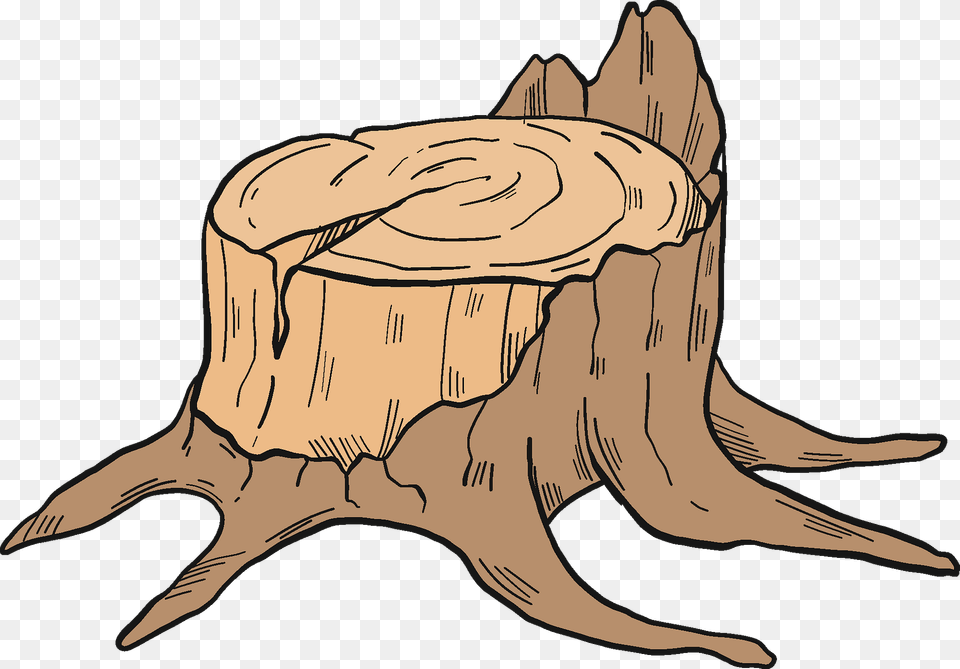 Tree Stump Clipart, Plant, Tree Stump, Person, Animal Free Png