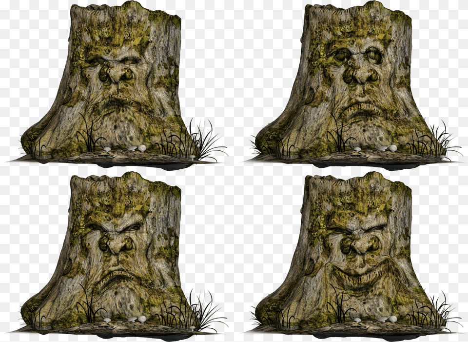 Tree Stump Spooky Face 02 Stock Tree Stump Tree Stump, Smoke Pipe Png