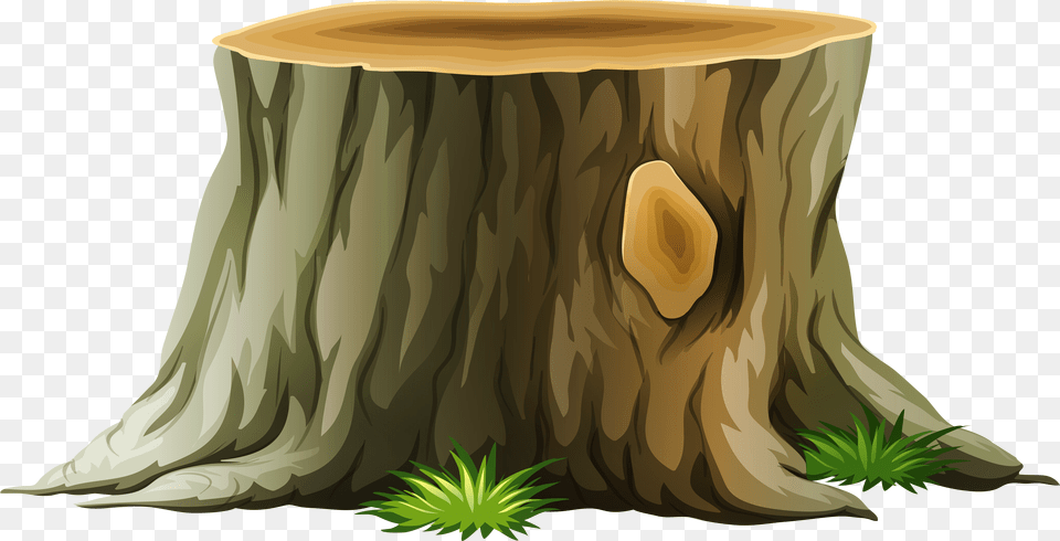 Tree Stump Trunk Clip Art Cartoon Tree Stump, Plant, Tree Stump, Animal, Fish Png Image