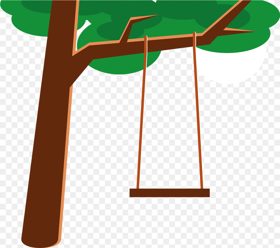 Tree Swing Clipart Transparent Creazilla Tree With Swing Clipart, Utility Pole Free Png Download