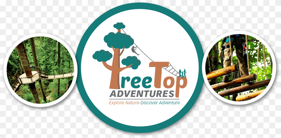 Tree Top Adventures Logo Zoo, Animal, Vegetation, Plant Free Png Download
