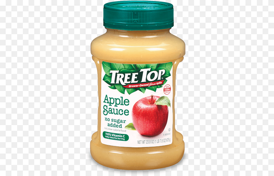 Tree Top Apple Sauce No Sugar Added Tree Top 100 Pineapple Orange Juice 64 Fl Oz Bottle, Food, Fruit, Plant, Produce Png Image