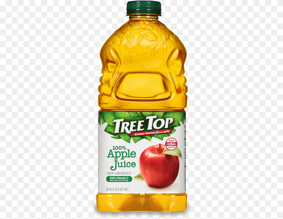 Tree Top Juice 64oz Tree Top Apple Juice, Beverage, Food, Fruit, Plant Free Png