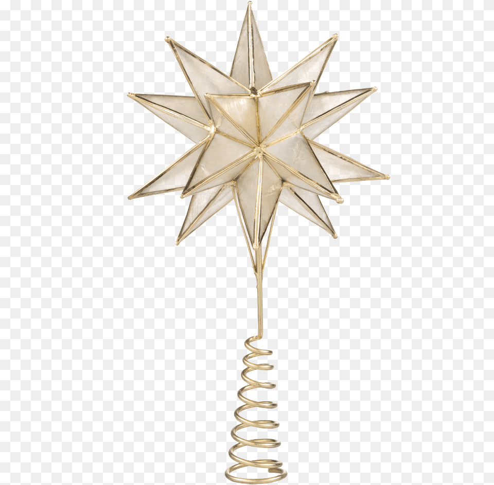 Tree Top Multi Pointed Star Bronze, Coil, Spiral, Star Symbol, Symbol Png Image