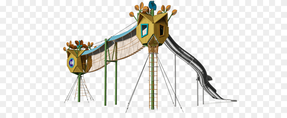 Tree Top Walk Sky Play From Kompan Roller Coaster, Outdoor Play Area, Outdoors, Play Area Free Transparent Png