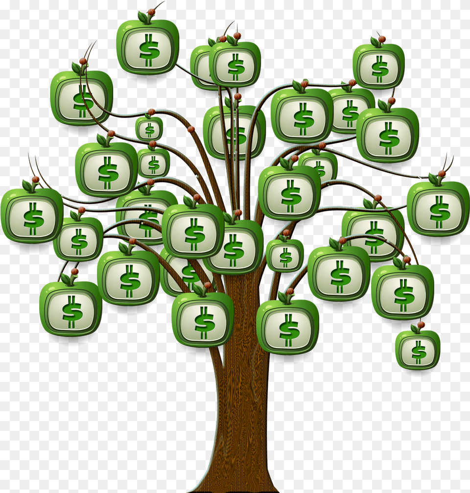 Tree Transparent Green Money Tree, Dynamite, Weapon, Lamp, Text Png