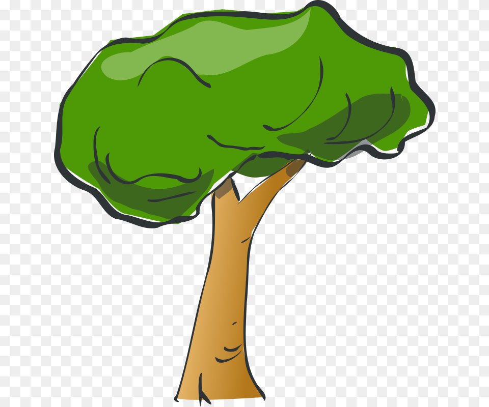 Tree Tree Clipart No Background, Broccoli, Food, Plant, Produce Free Png Download