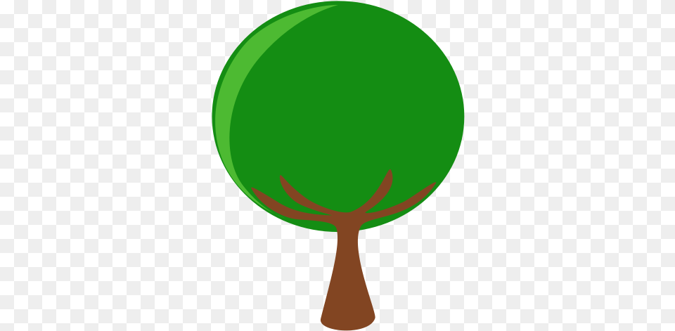 Tree Trees Simple Mini Sticker Dot, Balloon, Musical Instrument Free Png Download