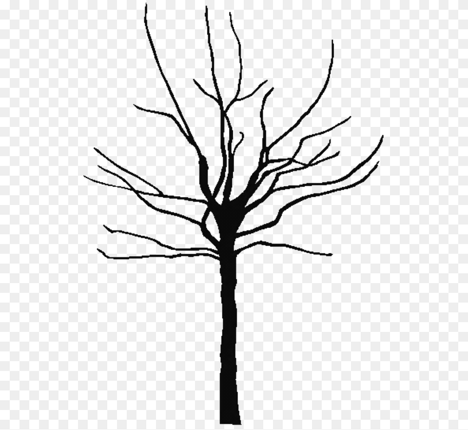 Tree Trunk Outline, Plant, Silhouette, Tree Trunk, Stencil Png Image