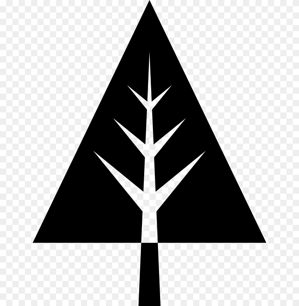 Tree Vector Icon Download Portable Network Graphics, Triangle, Stencil, Weapon Free Transparent Png