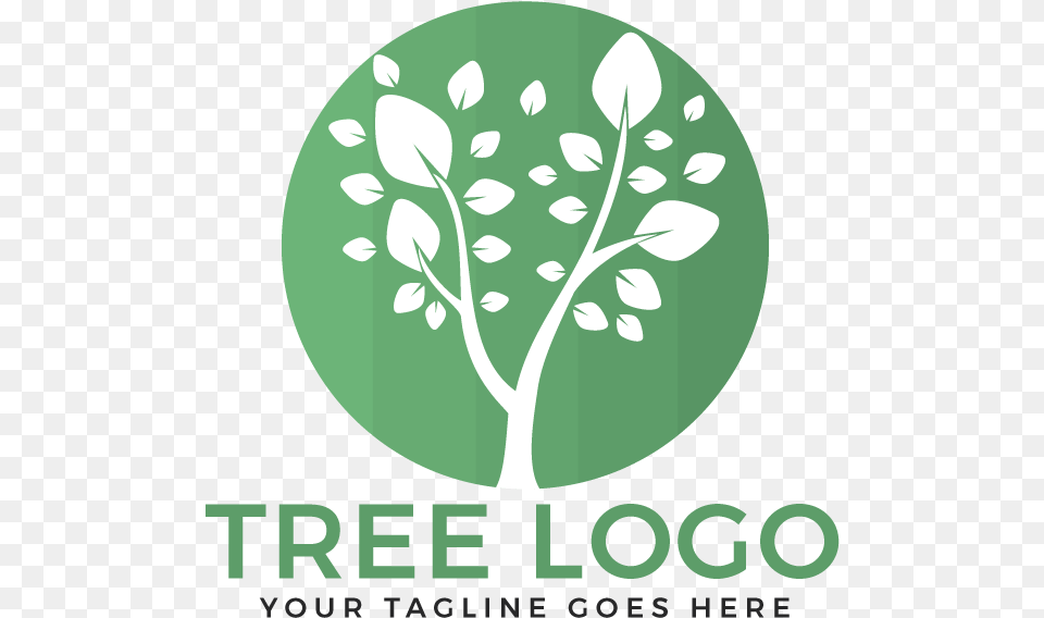 Tree Vector Logo Design Illustration, Art, Plant, Graphics, Green Png