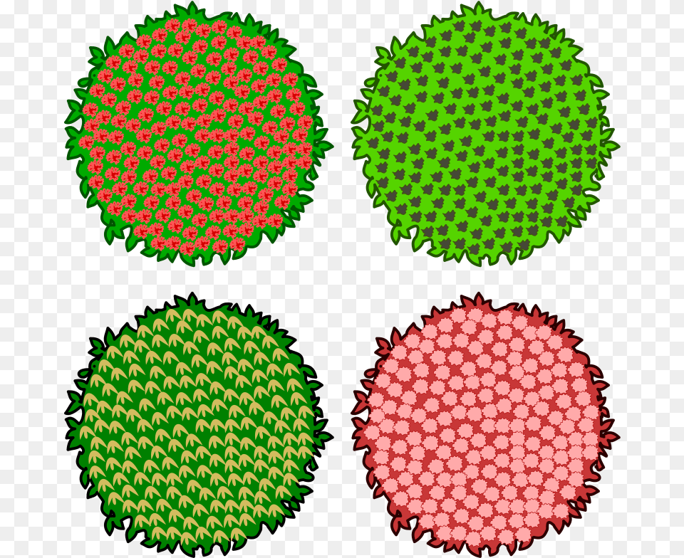 Tree Vector Top View, Pattern, Sphere, Plant, Pollen Free Transparent Png