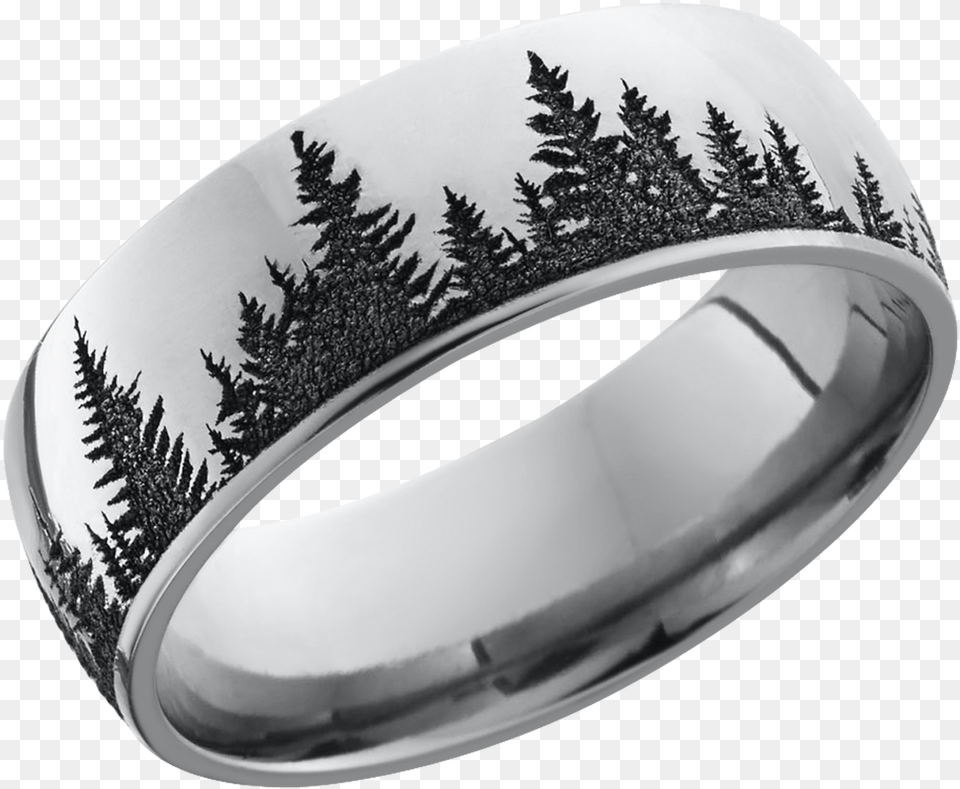 Tree Wedding Band, Accessories, Platinum, Silver, Jewelry Png