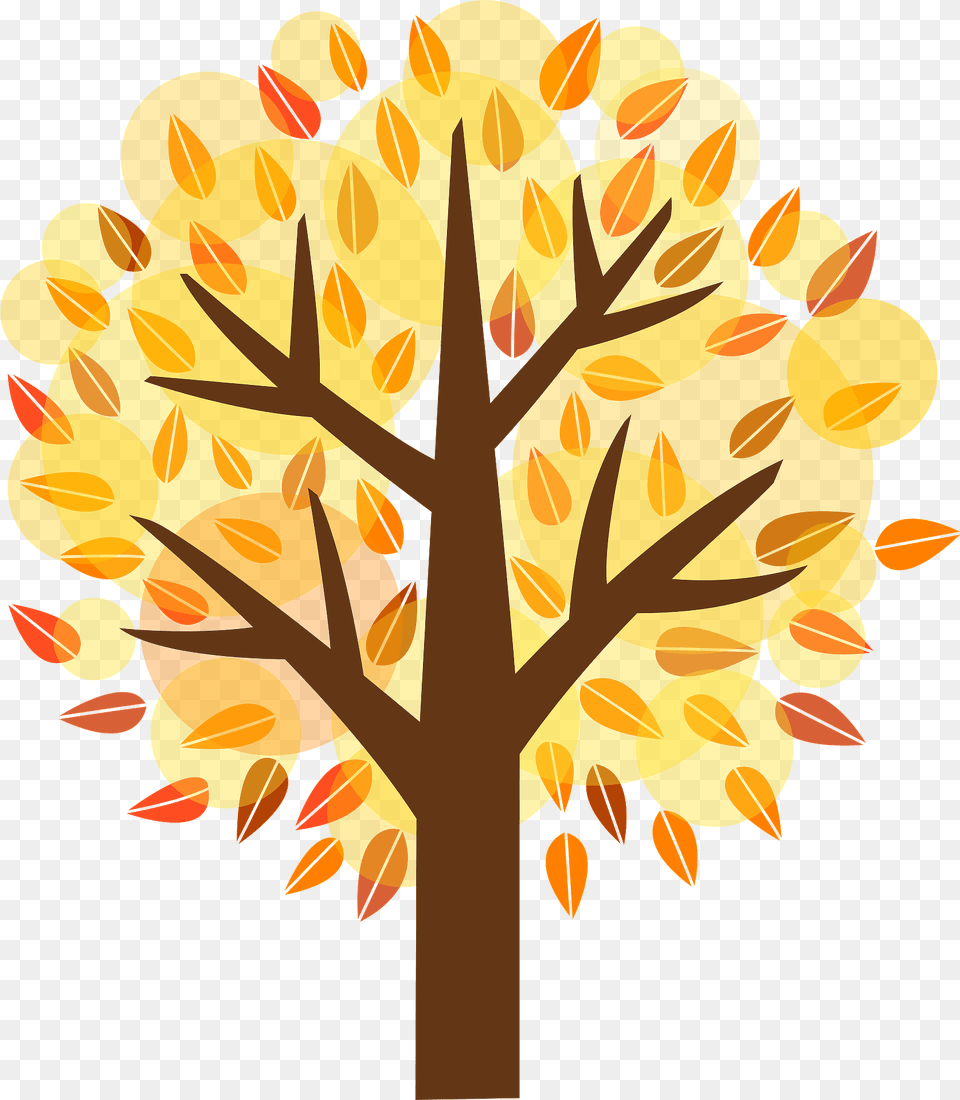 Tree With Autumn Leaves Clipart, Leaf, Plant, Dynamite, Weapon Png