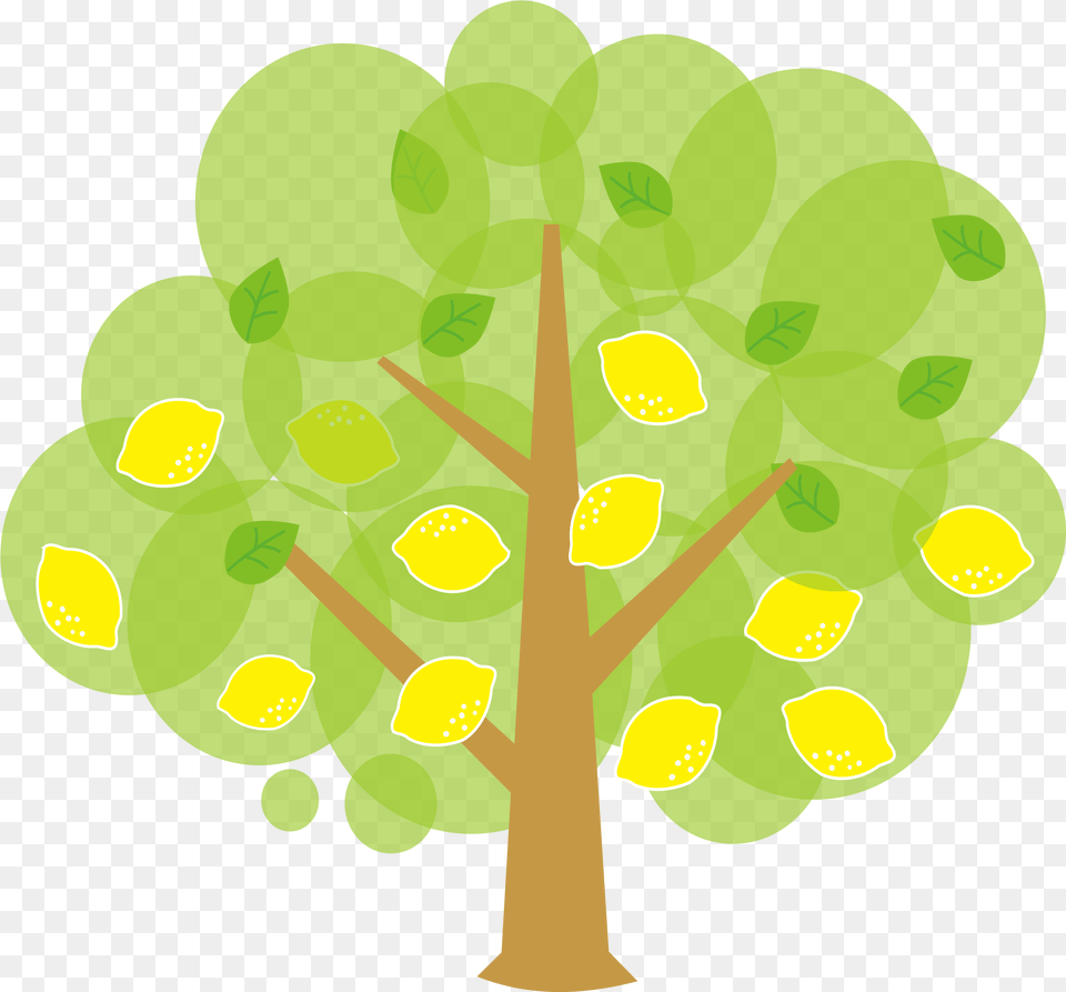 Tree With Fruits Clip Art Cute Tree Clipart, Green, Leaf, Plant, Food Free Png