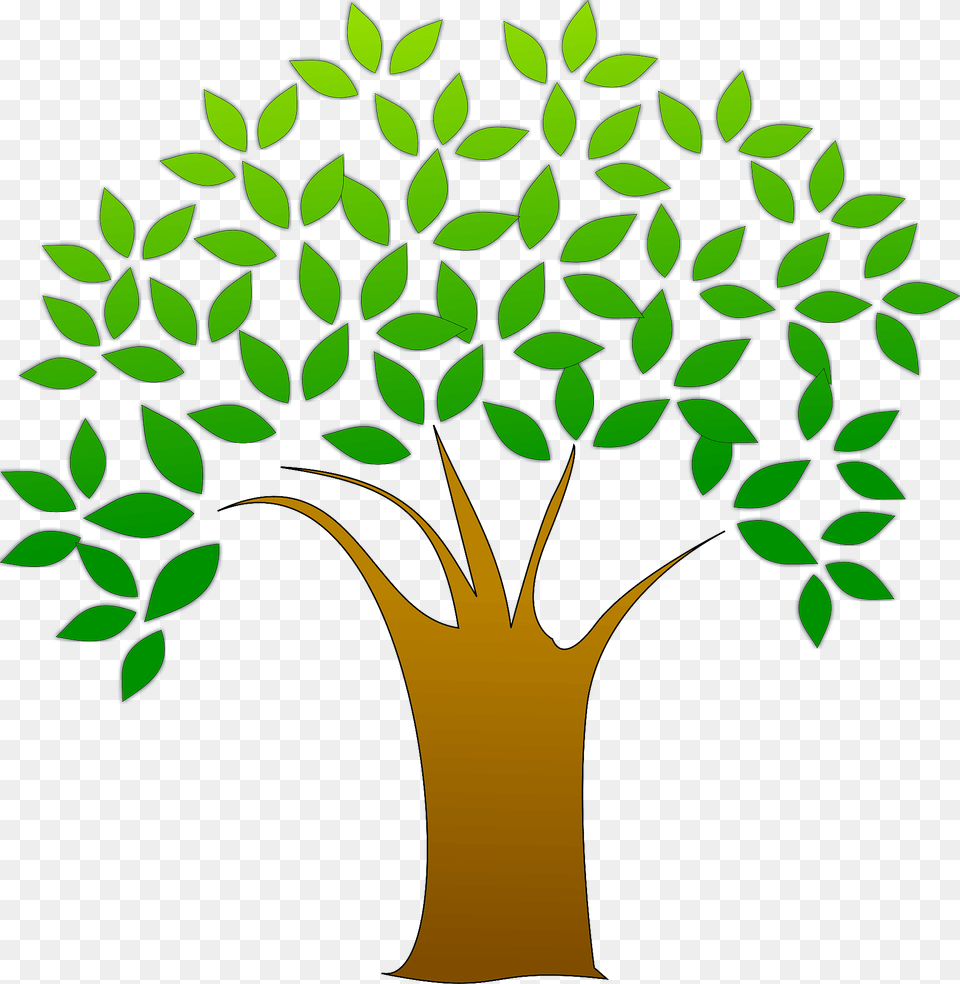 Tree With Green Leaves Clipart, Herbal, Herbs, Leaf, Potted Plant Free Png