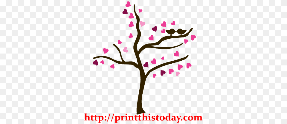 Tree With Heart, Flower, Petal, Plant, Cherry Blossom Free Png