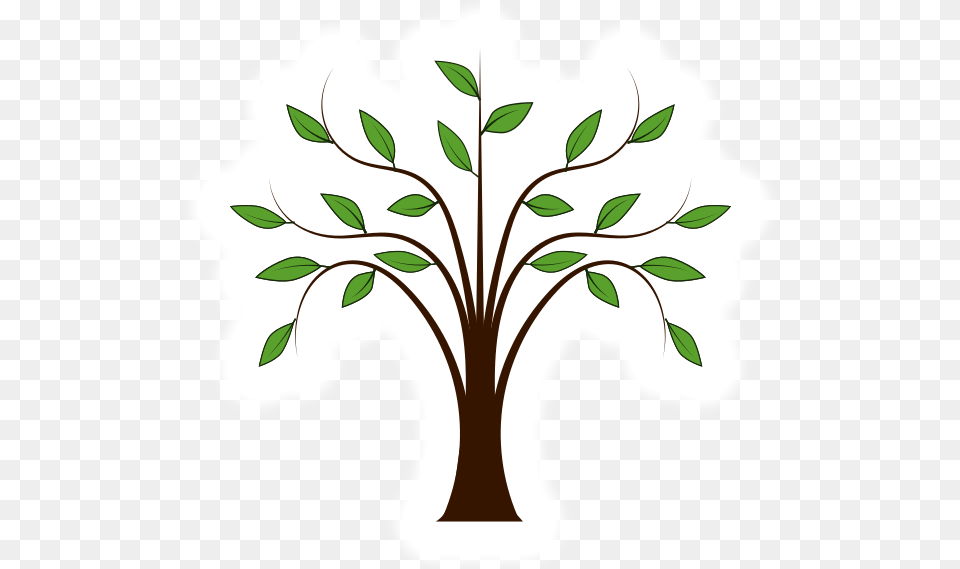 Tree With Leaf Clipart, Art, Graphics, Herbal, Herbs Png Image