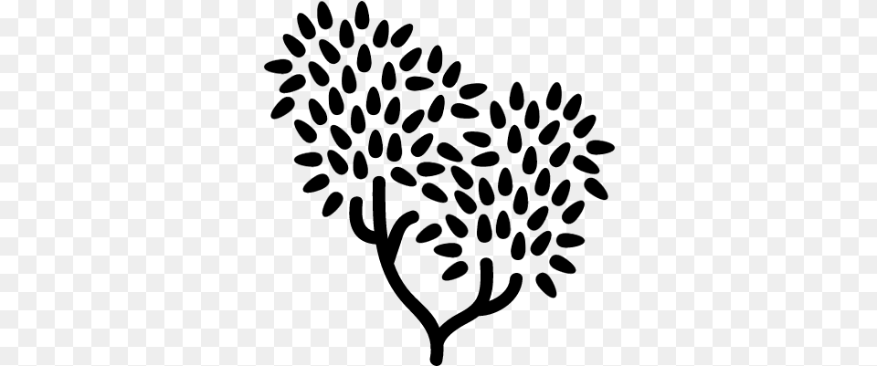 Tree With Leaves Foliage Vector Portable Network Graphics, Gray Png