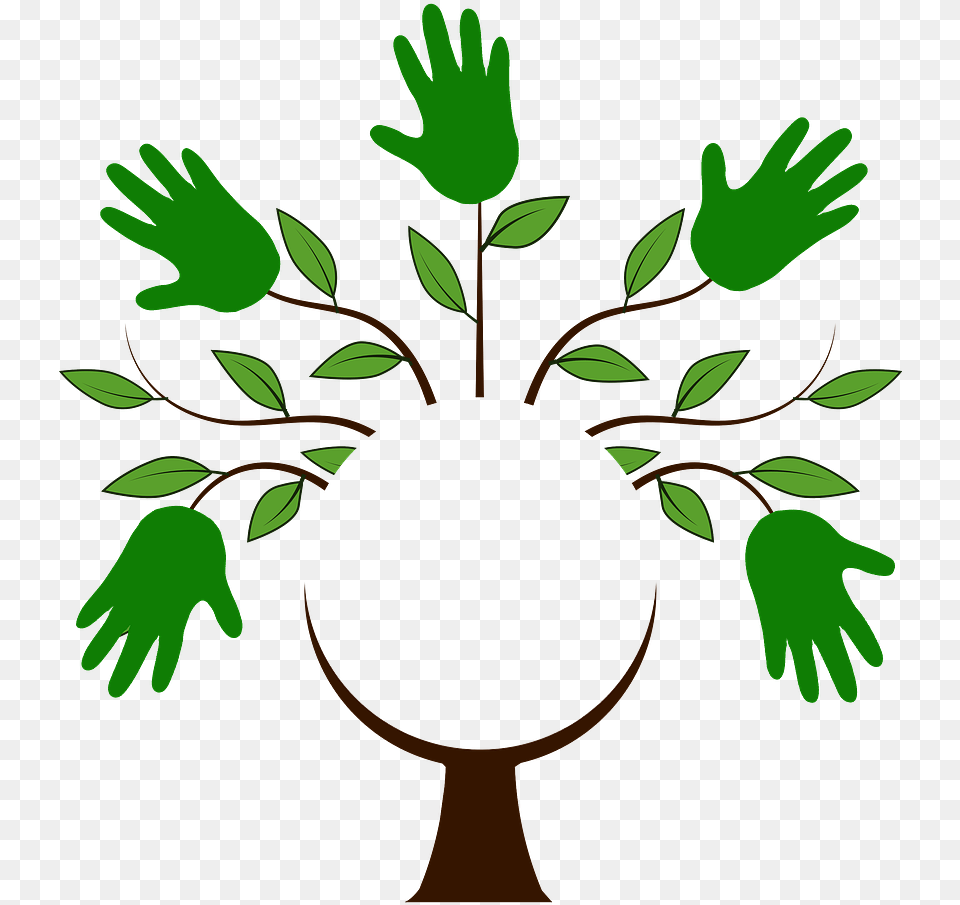 Tree With Seven Branches, Green, Leaf, Plant, Potted Plant Png