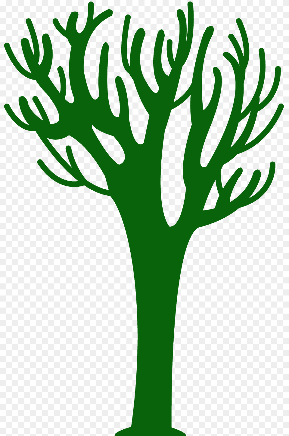 Tree Without Leaves Silhouette, Plant, Potted Plant, Person, Art Png Image
