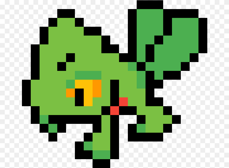 Treecko Pixel Art, Green, First Aid, Pattern, Graphics Png