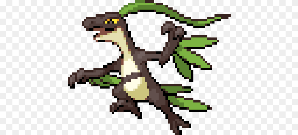 Treecko Shiny, Person, Animal, Dinosaur, Reptile Png Image