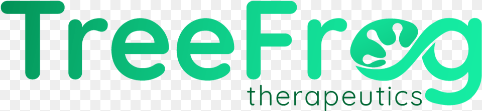Treefrog Therapeutics Logo, Green, Text Png