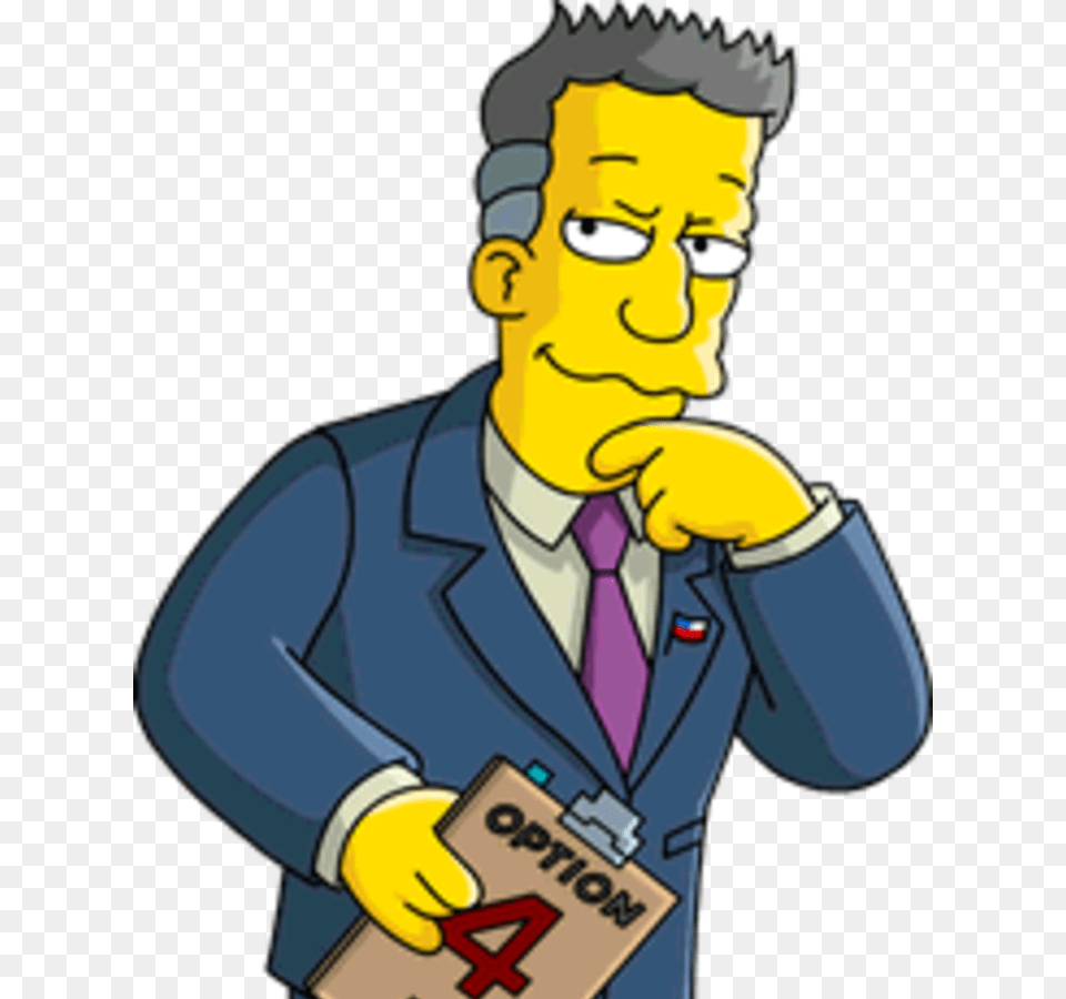 Treehouse Of Horror Simpson La Pelicula Russ Cargill, Adult, Person, Man, Male Free Png Download