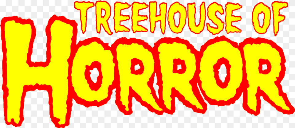Treehouse Of Horror Title, Light, Neon, Face, Head Png