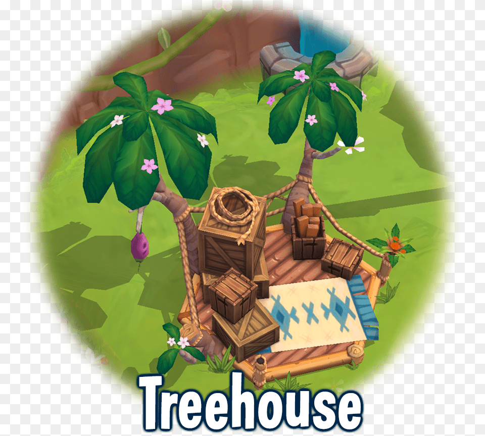 Treehouse Storage, Plant, Vegetation, Green, Outdoors Free Png Download