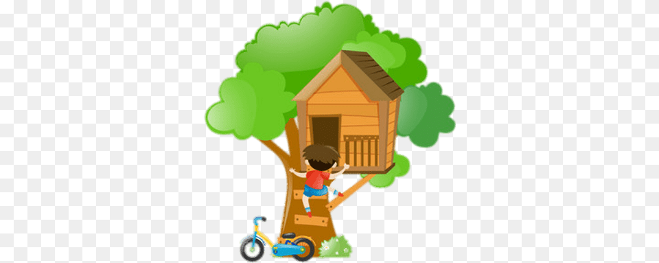 Treehouses Transparent Images Cartoon Snake On Tree, Architecture, Building, Housing, Outdoors Free Png