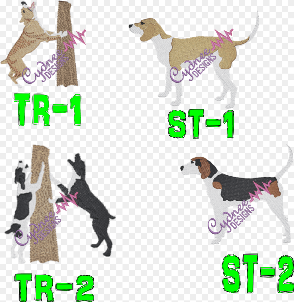Treeing Walker Coonhound Embroidery Design, Animal, Canine, Dog, Hound Png Image