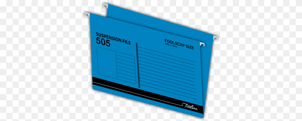 Treeline Foolscap Suspension Files 505 Light Blue Flat Panel Display, File Binder, File Folder Free Png Download