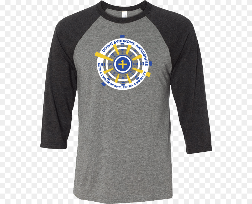 Treeline Pursuits Baseball Tee Navy Blue 3 4 Sleeve Shirt, Clothing, Long Sleeve, T-shirt Free Png Download