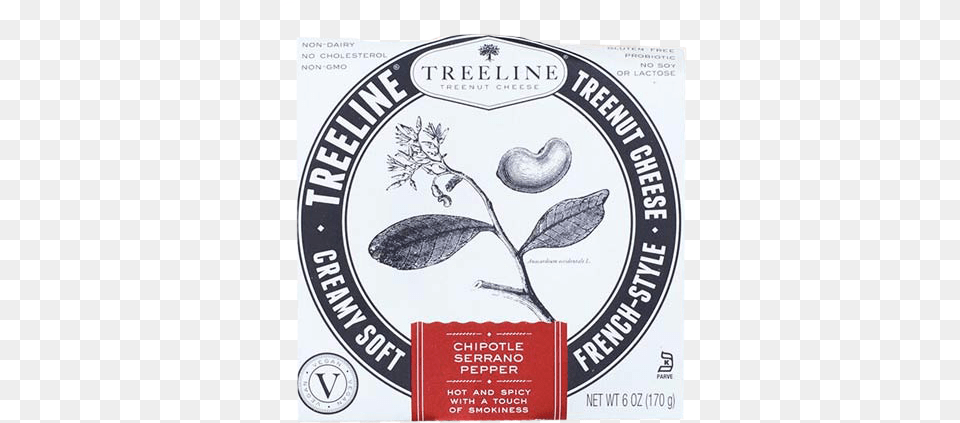 Treeline Treenut Cheese Chipotle Serrano Pepper Treeline Cheese Herb Garlic, Advertisement, Poster, Text, Disk Free Png
