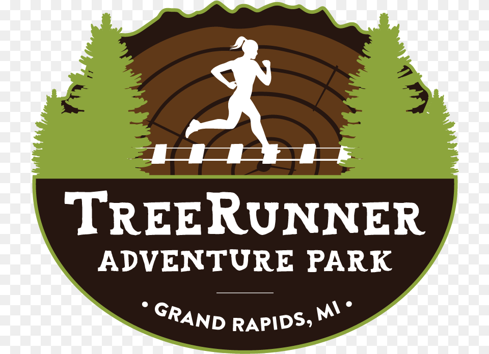 Treerunner Adventure Park Grand Rapids, Plant, Tree, Person, Walking Free Transparent Png