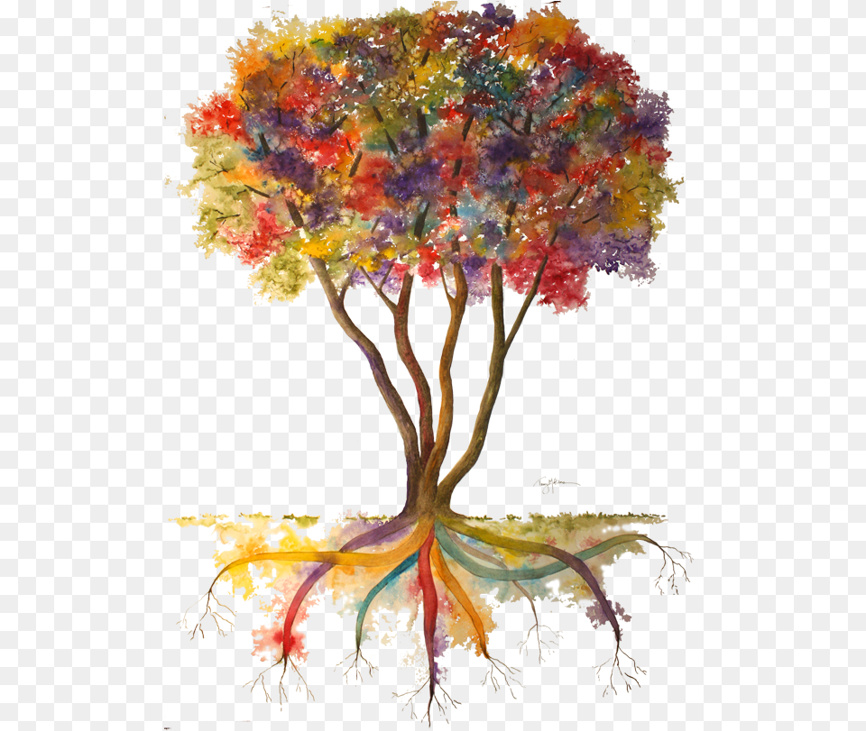 Trees And Forests Rooted In Language Twigs, Art, Maple, Painting, Plant Free Png