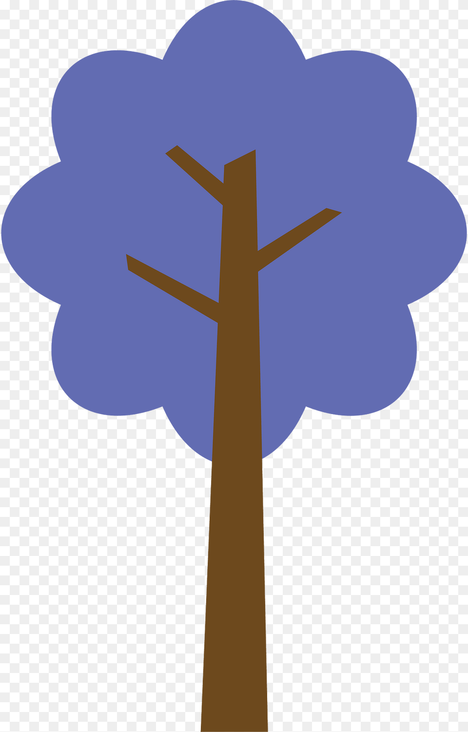 Trees Clipart, Utility Pole, Cross, Symbol Png Image