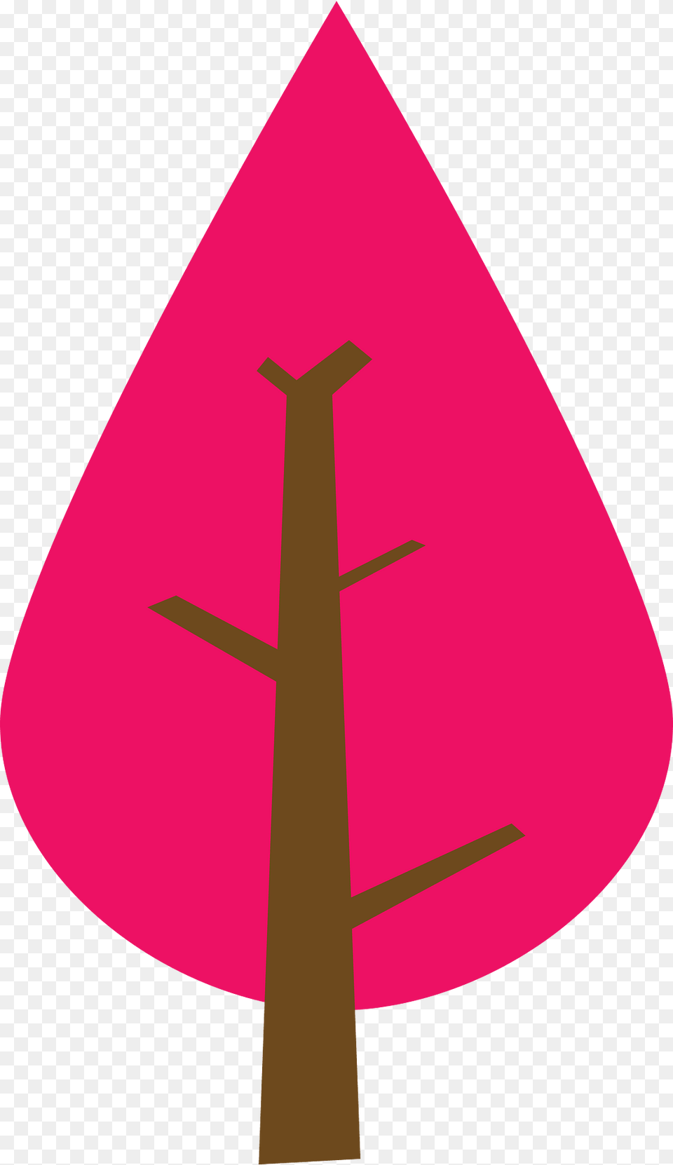 Trees Clipart, Utility Pole, Cross, Symbol Free Png Download