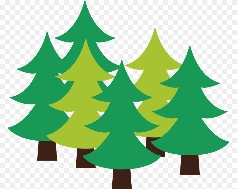 Trees Clipart, Green, Plant, Tree, Person Png Image