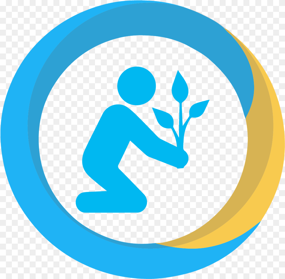 Trees Planted Icon Clipart Full Size Clipart Tree Plantation Icon Blue, Disk Free Png