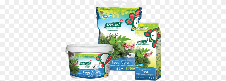 Trees Shrubs Hedges And Evergreens Organic Fertilizer 4 39 Acti Sol, Dessert, Food, Herbal, Herbs Png Image