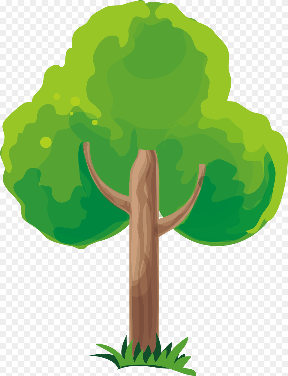 Trees Vector Material Background Tree Vector, Vegetation, Plant, Green, Symbol Png Image