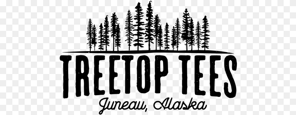 Treetop Tees Menu Spruce, Gray Png