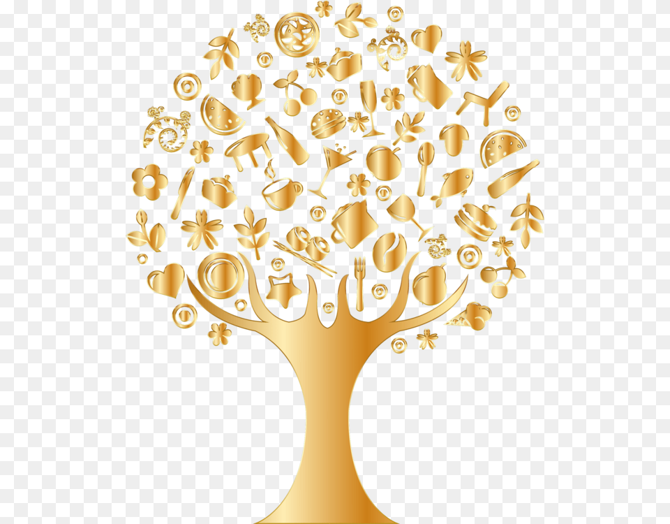 Treeyellowgold Tree Of Life Gold Art, Treasure, Bronze, Chandelier, Lamp Png