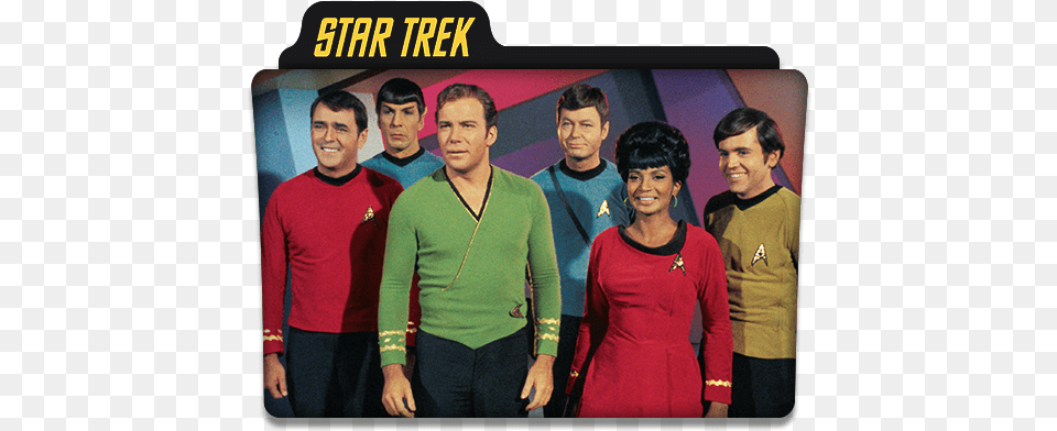 Trek Icon Star Trek The Original Series Folder Icon, T-shirt, Sleeve, Person, Clothing Free Png Download