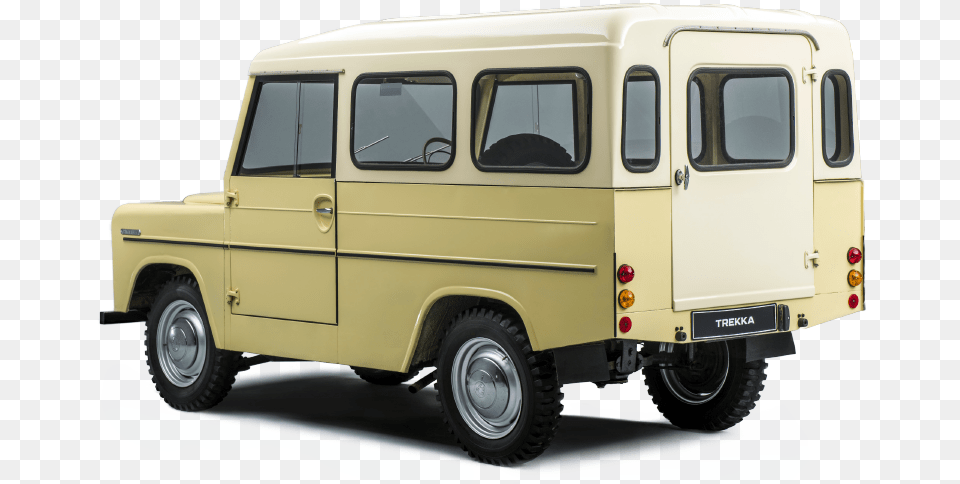 Trekka Back View Isolated Compact Van, Car, Jeep, Transportation, Vehicle Free Transparent Png